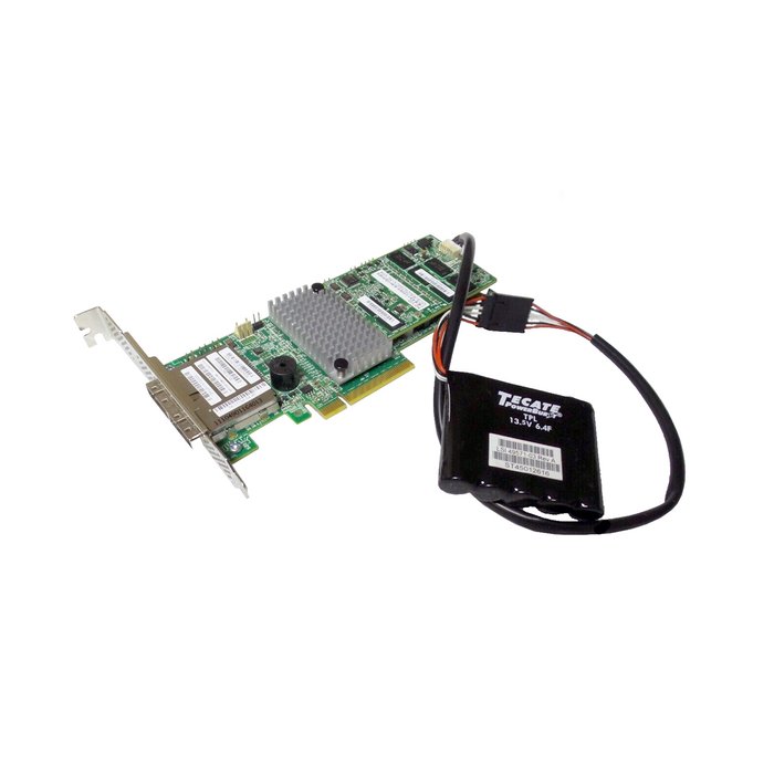 RAID кoнтpoллep LSI 9286CV-8e 1GB + Capacitor (Б/У)